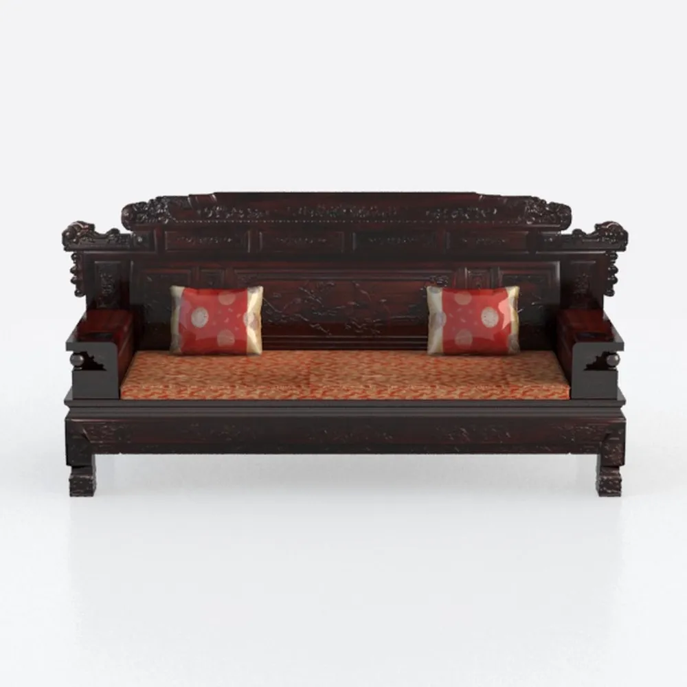 ChinaFurnitureOnline Elmwood Chinese Day Bed, Ming