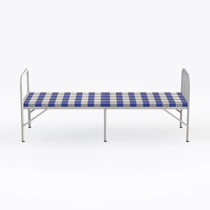 Benjara Wooden Twin Bed with Bobbin Style Slatted 