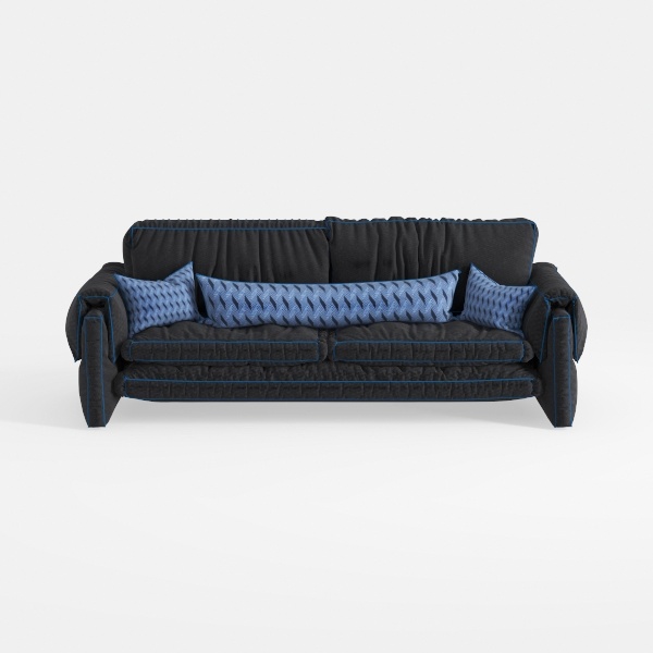 118&quot; Cloud Couch Modular Sectional Sofa for Living