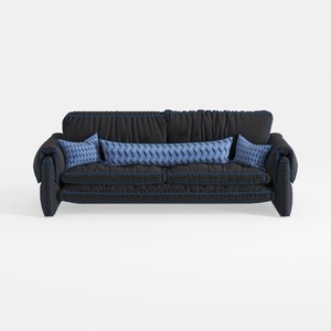 118" Cloud Couch Modular Sectional Sofa for Living