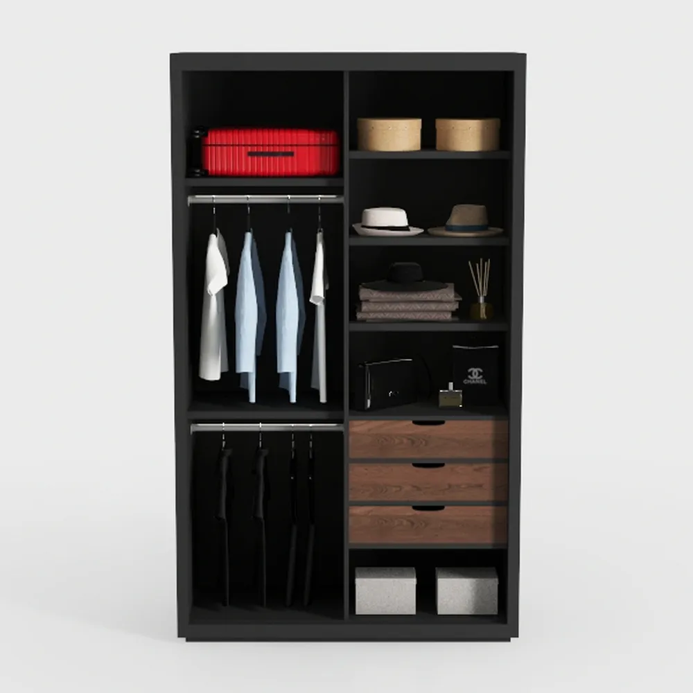 51" Kitchen Pantry Cabinet, Metal Storage Cabinet