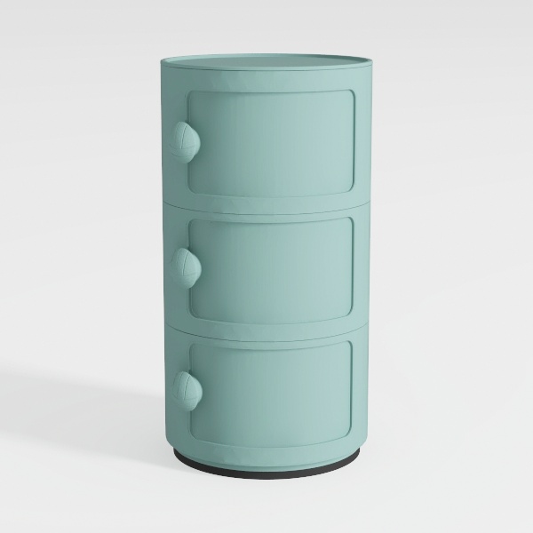 Bedside Table, Round Bedside Table with Detachable