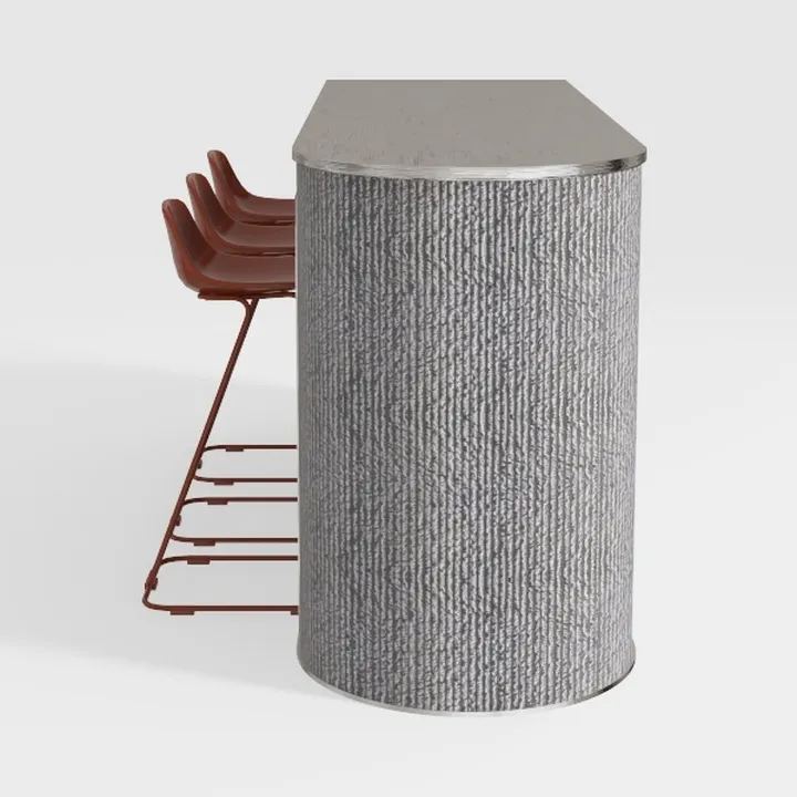 Sedie Cucina Set da 4 Moderne, Sgabelli Impilabili in Plastica Imbottita, Nessun Montaggio, Abbinamento di Colori Alla Moda per Isola Cucina, Camera da Letto, Ristorante, Biblioteca(Gray)