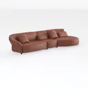 Pemberly Row 7-Piece 1 Console 3-Power Reclining Right 45 Degree View