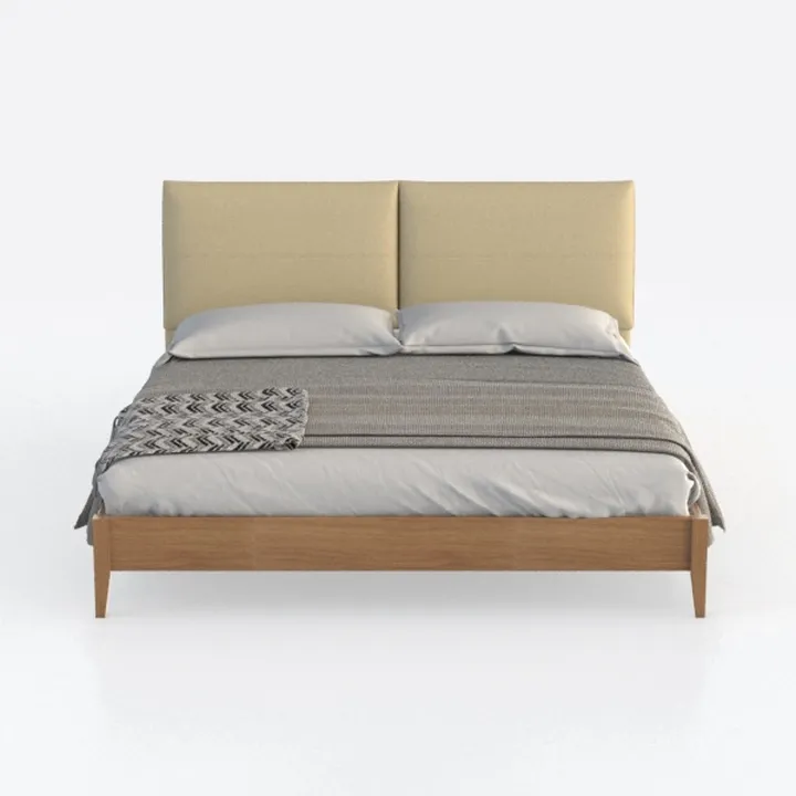 Baxton Studio Jaiana Tufted Platform Bed, Queen, G