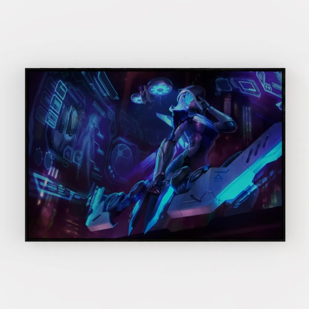 Arjun Flower Wall Art Indigo Blue Dandelion Floral