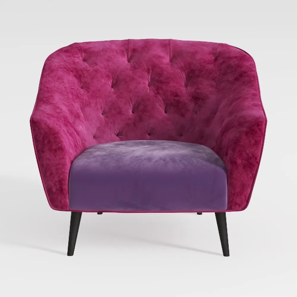 Mid Century Modern Accent Chair Upholstered