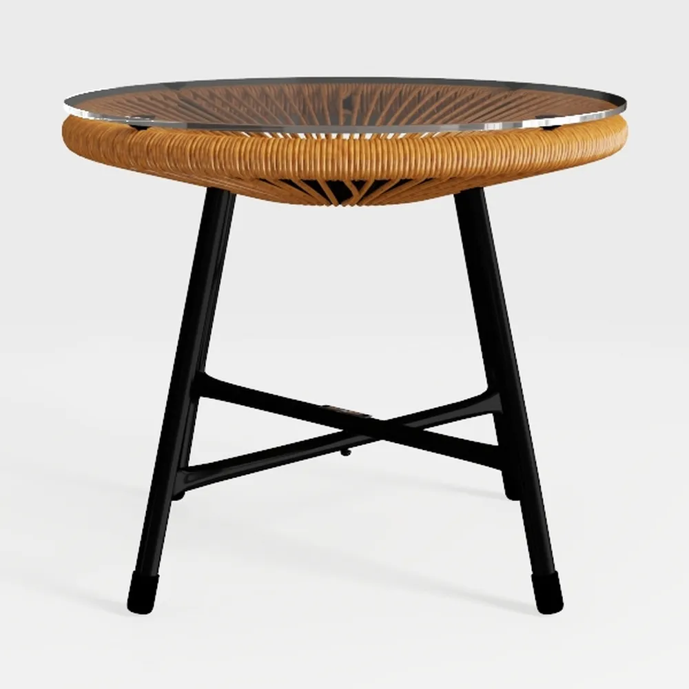 Coronado Teak Folding Side Table, Natural