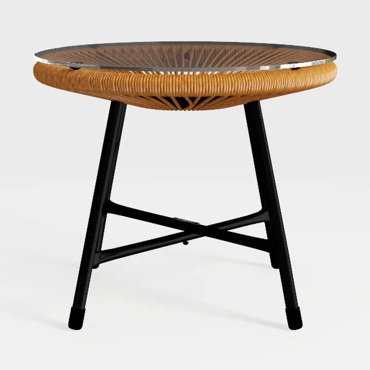 Coronado Teak Folding Side Table, Natural