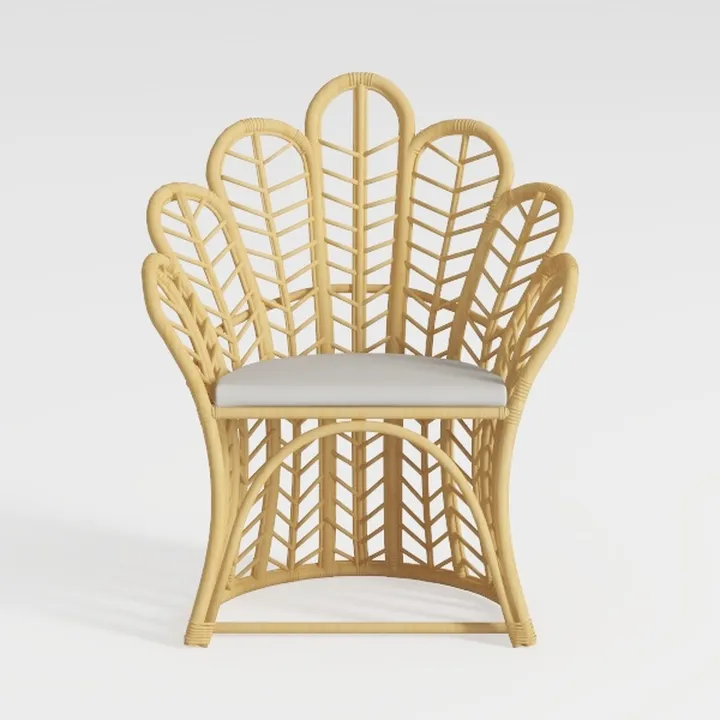 KOUBOO Peacock Grand Peacock Chair, Rattan Chair, 