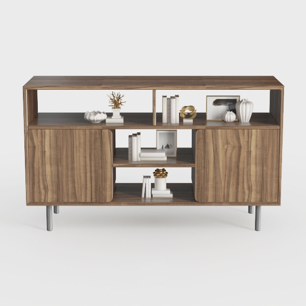 mopio Norwin Storage Cabinet, Modern Rustic