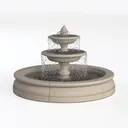 fountain-Cozy Garden-Water Feature Left 45 Degree View