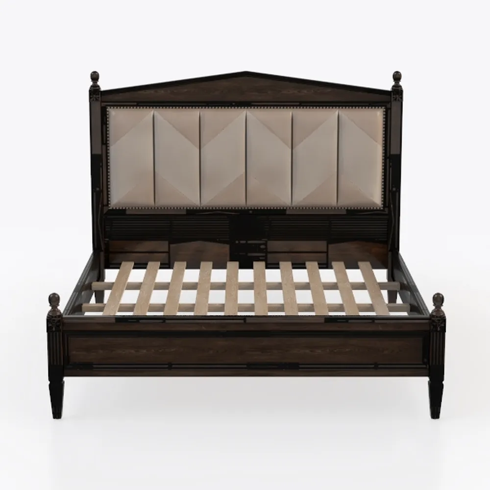 Sunset Trading Bahama Shutter Wood Queen Bed, Trop