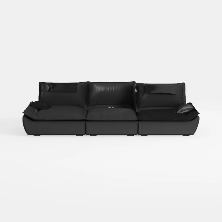 Valencia Nathan Napa Leather Couch - 4 Seats with