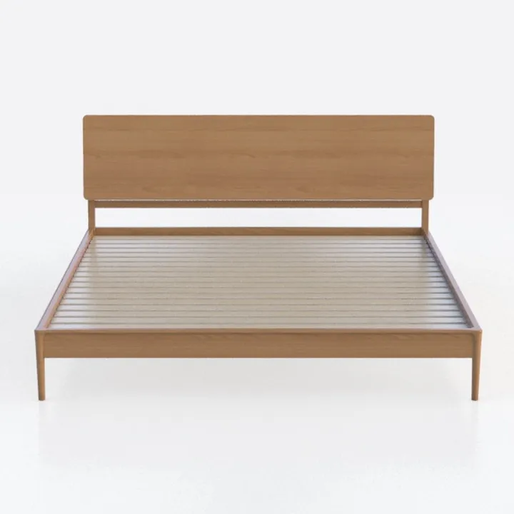 Moe's Home Collection Round Off Bed Wood Brown