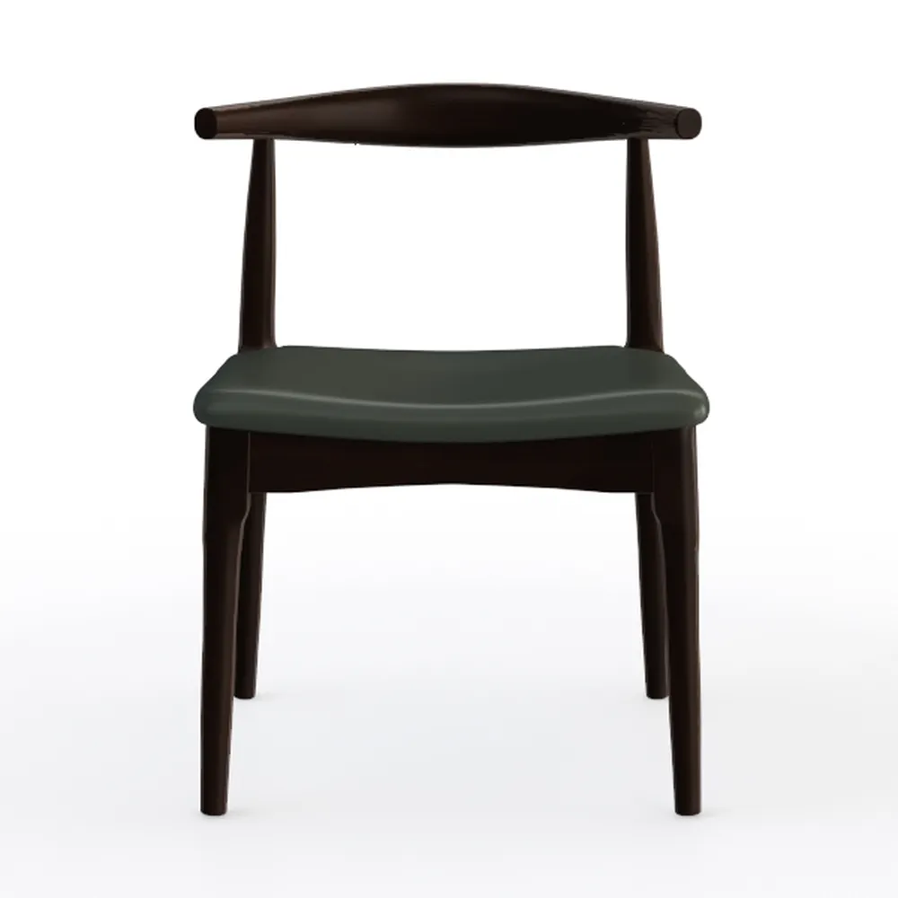 Ergonomic Solid Wood Chair Home Living Room Chair 