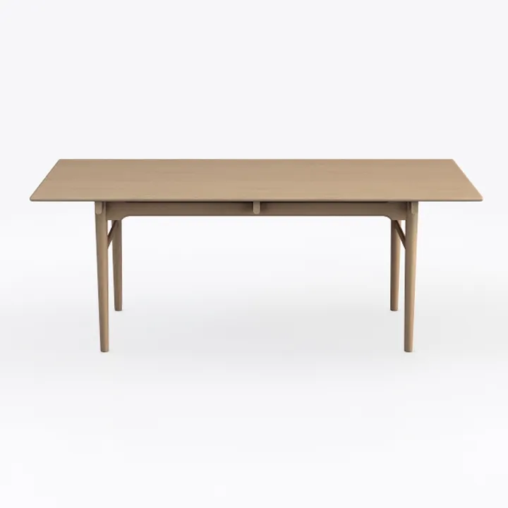 CraftThink Modern Wood Writing Desk, H-Shape Offic