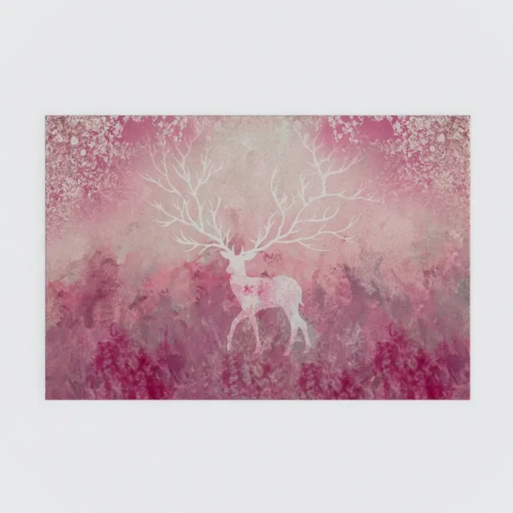 HOMORE Area Rug 4x6 Purple Rugs for Bedroom Living