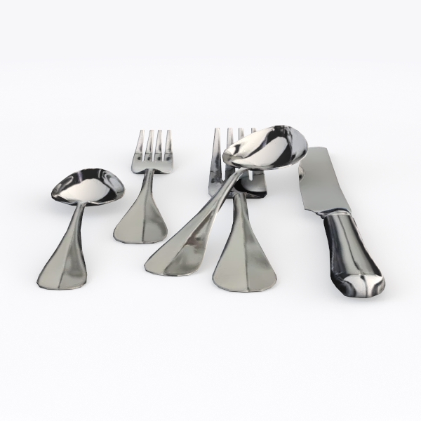 ENGLISH BAGUETTE 20-PIECE PLACE SETTING STAINLESS STEEL