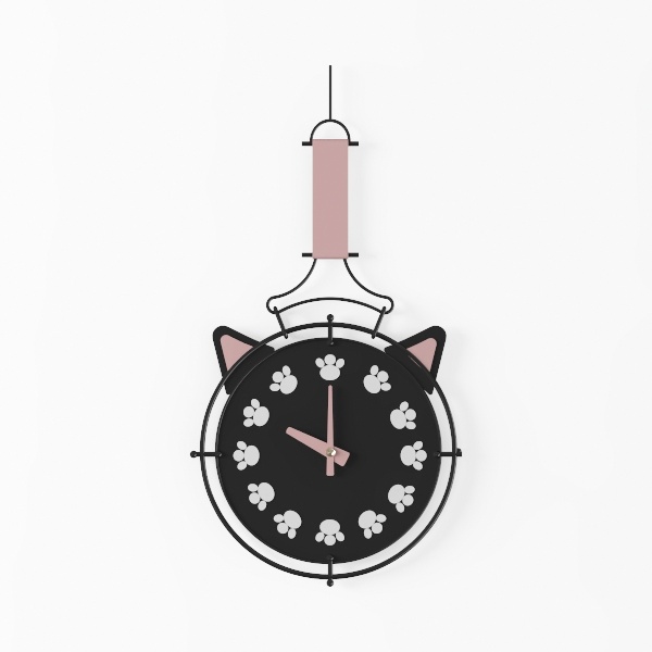 clock-Cat Person