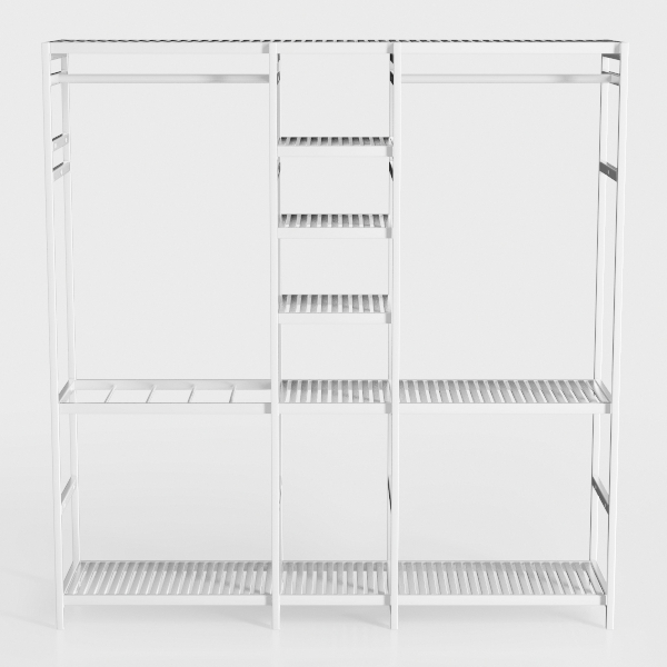 pouseayar 3 Tier NSF Metal Shelf Wire Shelving