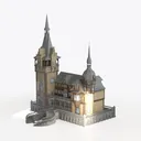 castle-Castles & Cabins Left 45 Degree View