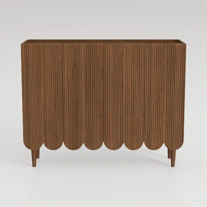 Sideboard Buffet Cabinet with Storage, Mid Century