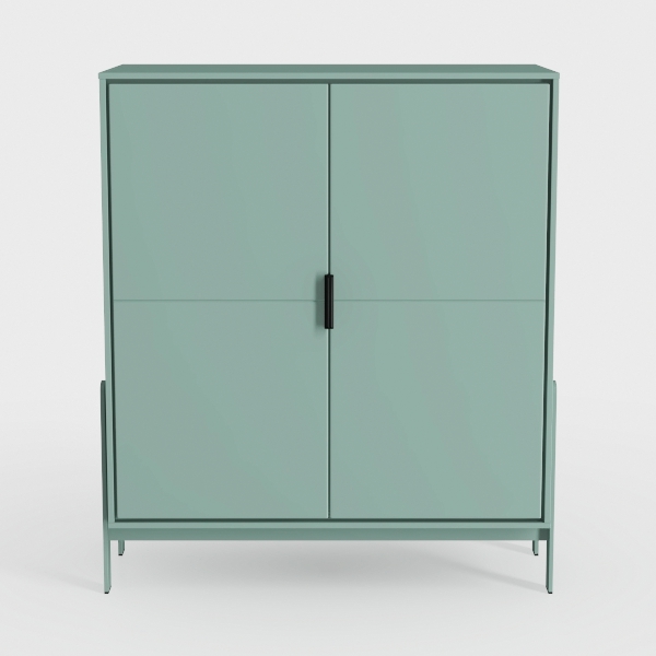 Metal Storage Cabinet with Adjustable Shelves