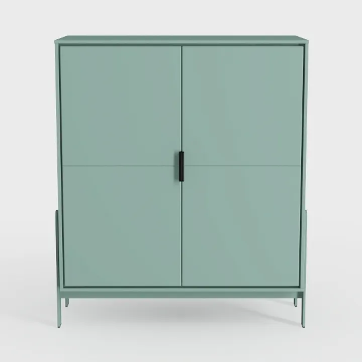 Metal Storage Cabinet with Adjustable Shelves