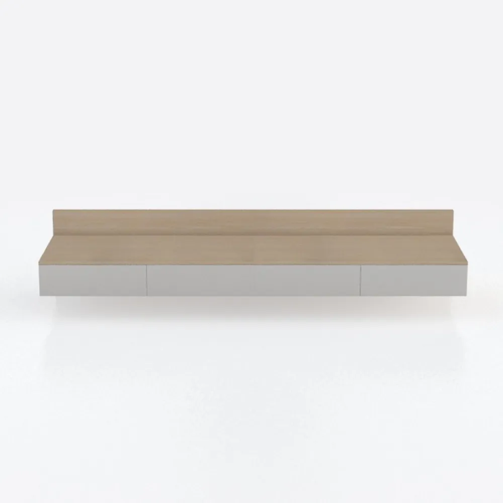 Modway EEI-6312-WHI-NAT Kinetic 49" Wall-Mount Off