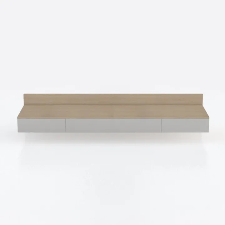 Modway EEI-6312-WHI-NAT Kinetic 49" Wall-Mount Off