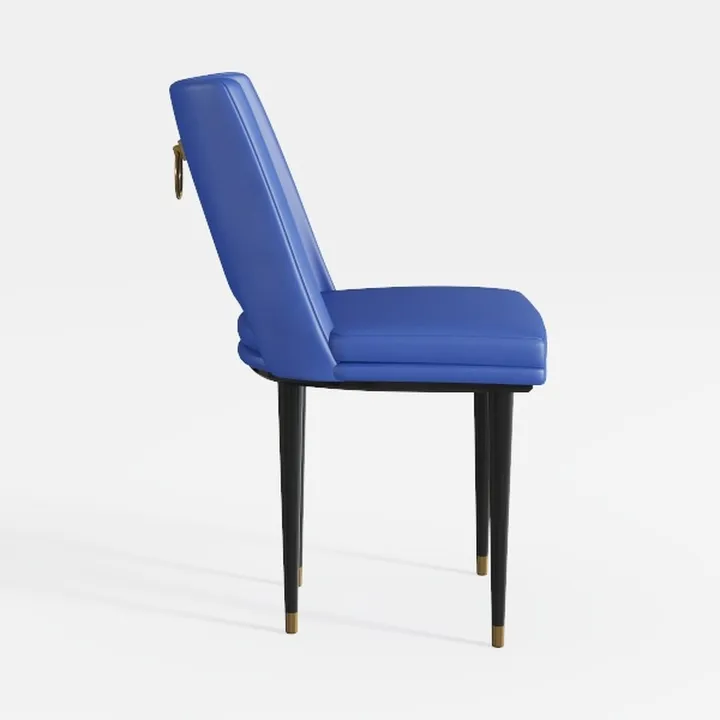 Ergonomic Leather Chair with Backrest Light Chair