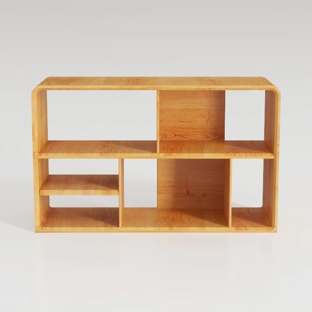 Montessori Shelf with Storage Boxes, Wooden Toy