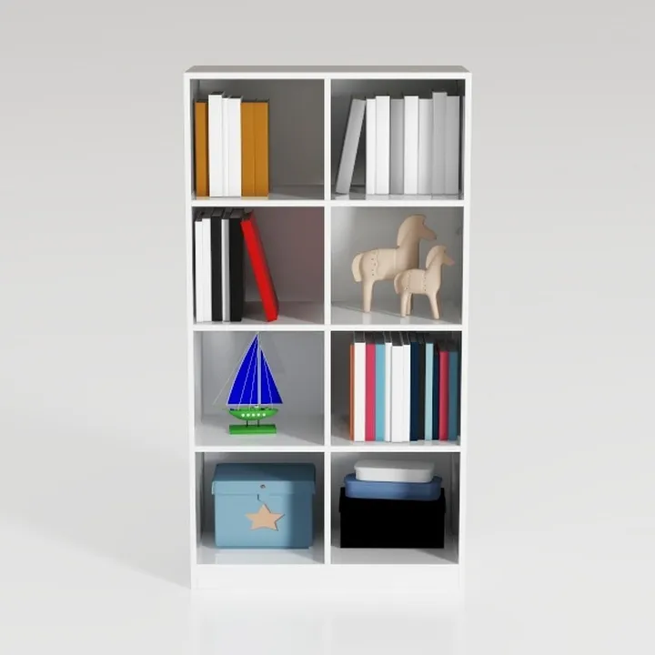 Sauder® Vista Key 72"H 9-Shelf Bookcase, Pearl Oak