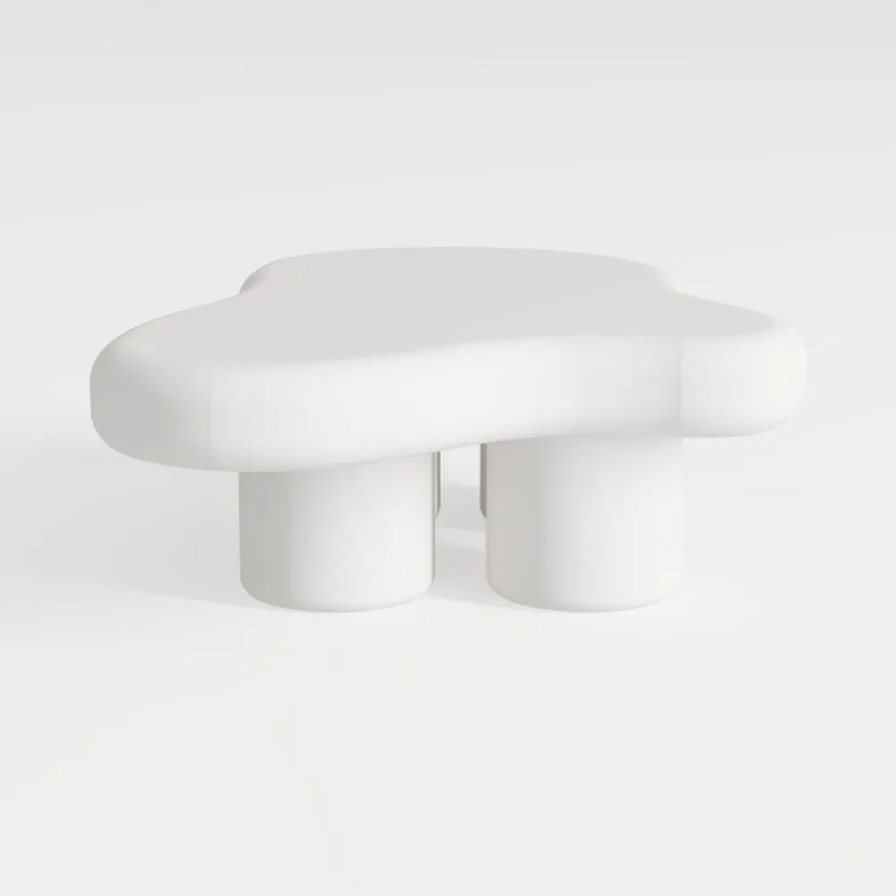 Irregular Coffee Table, Modern Low Coffee Table