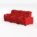 Seatcraft Diamante - Home Theater Seating - Living Left 45 Degree View