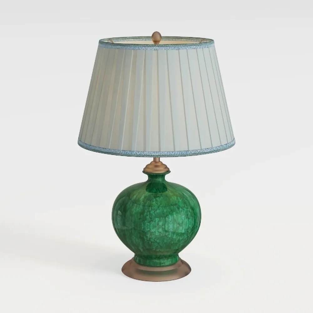 Shcheglovo Boho Ceramic Bedside Table Lamp for