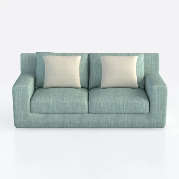 Pemberly Row Velvet Living Room Loveseat in