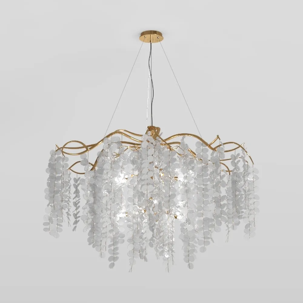 AGV LIGHTING CH012G K9 Crystal Chandelier, 6-
