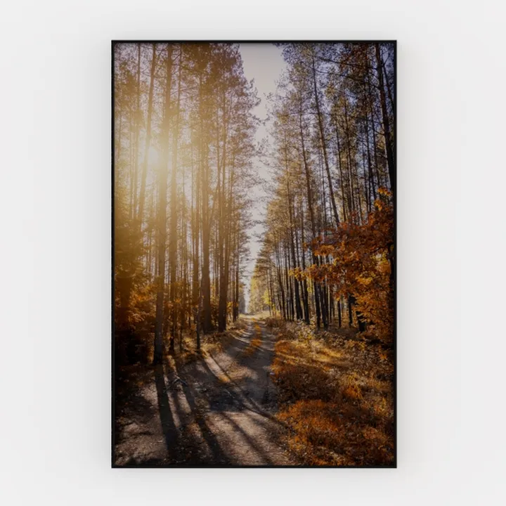 Kizbook Vintage Floral Wall Art, Moody Dark Autumn