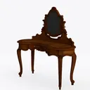 Yardenfun Scrivania Girevole Ad In Legno Con Cassetto - Organizer Tavolo Per Camera Letto O Left 45 Degree View