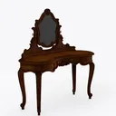 Yardenfun Scrivania Girevole Ad In Legno Con Cassetto - Organizer Tavolo Per Camera Letto O Right 45 Degree View