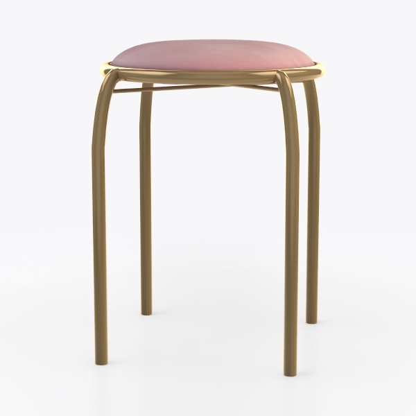 Pink Vanity Chair Stool, Cute Makeup Chair, Vanity