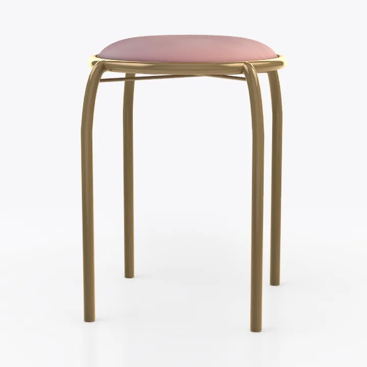 Pink Vanity Chair Stool, Cute Makeup Chair, Vanity