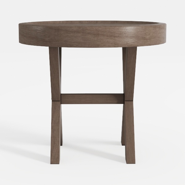 COSIEST Rustic Nightstand, 2-Tier Farmhouse