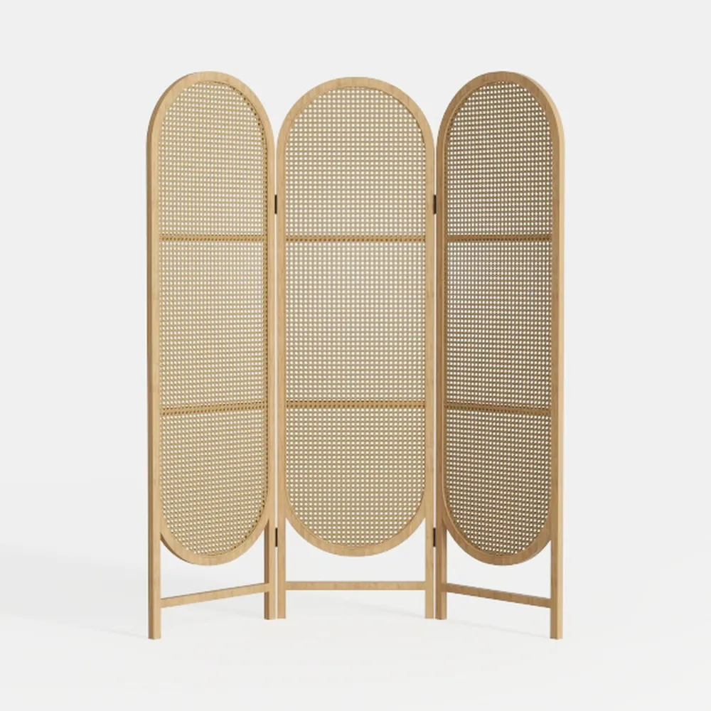 3 Panel Room Dividers and Folding Privacy Screens,