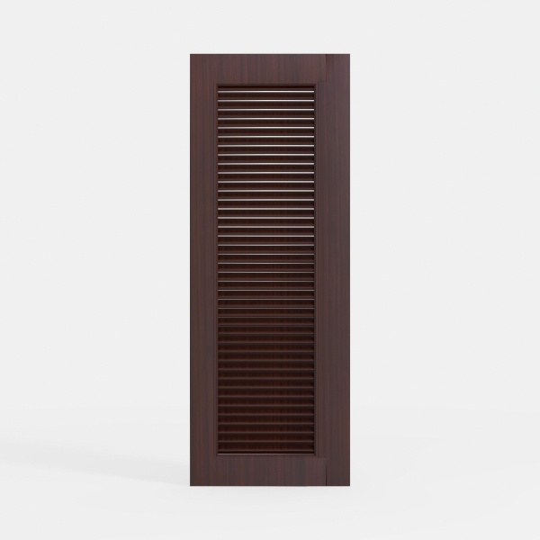 Ordinary window-TATA solid wood composite shutter -001 Huali