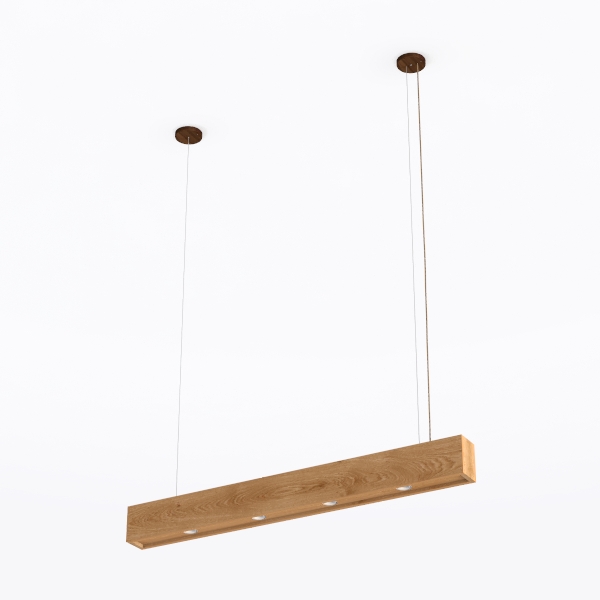 31&quot; Wooden Linear Pendant Light LED Pendant Light