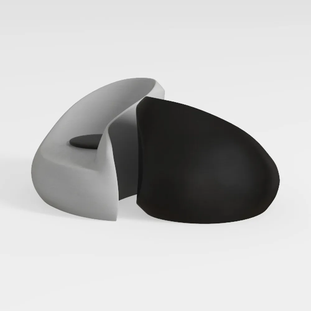 Poltrona pieghevole Flux Chair - Grigio Galet