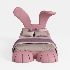 LOPOO Twin Size Upholstered Daybed with Adorable R